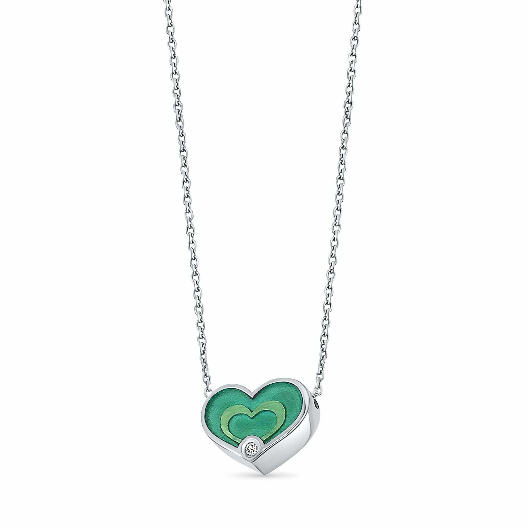 Green Heart-Pendant-Hanno Stockholm