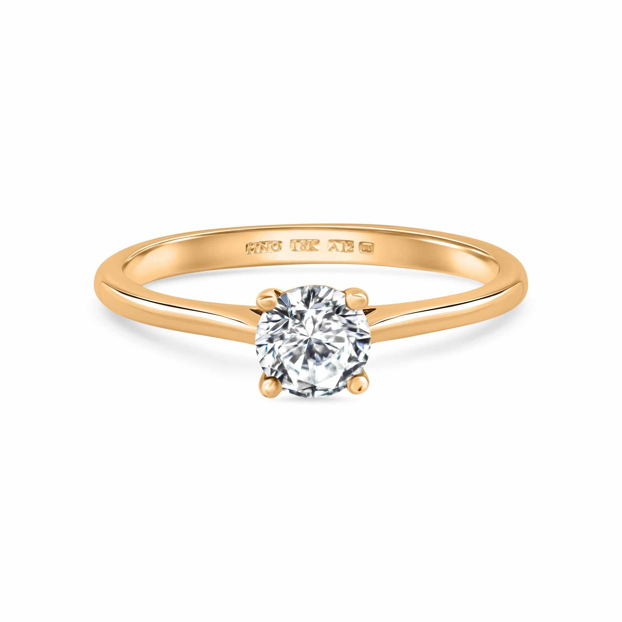 Samantha gold engagement ring | JewelryAndGems.eu